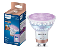 Philips Inteligentna Żarówka LED GU10 RGB Reflektor 50W 2200-6500K - 1544203 - zdjęcie 1
